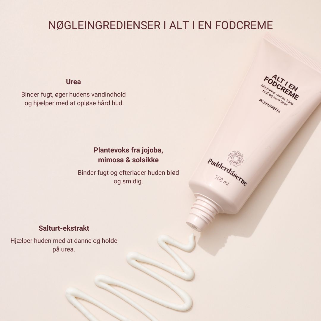 Pudderdåserne All-in-one foot cream 100 ml