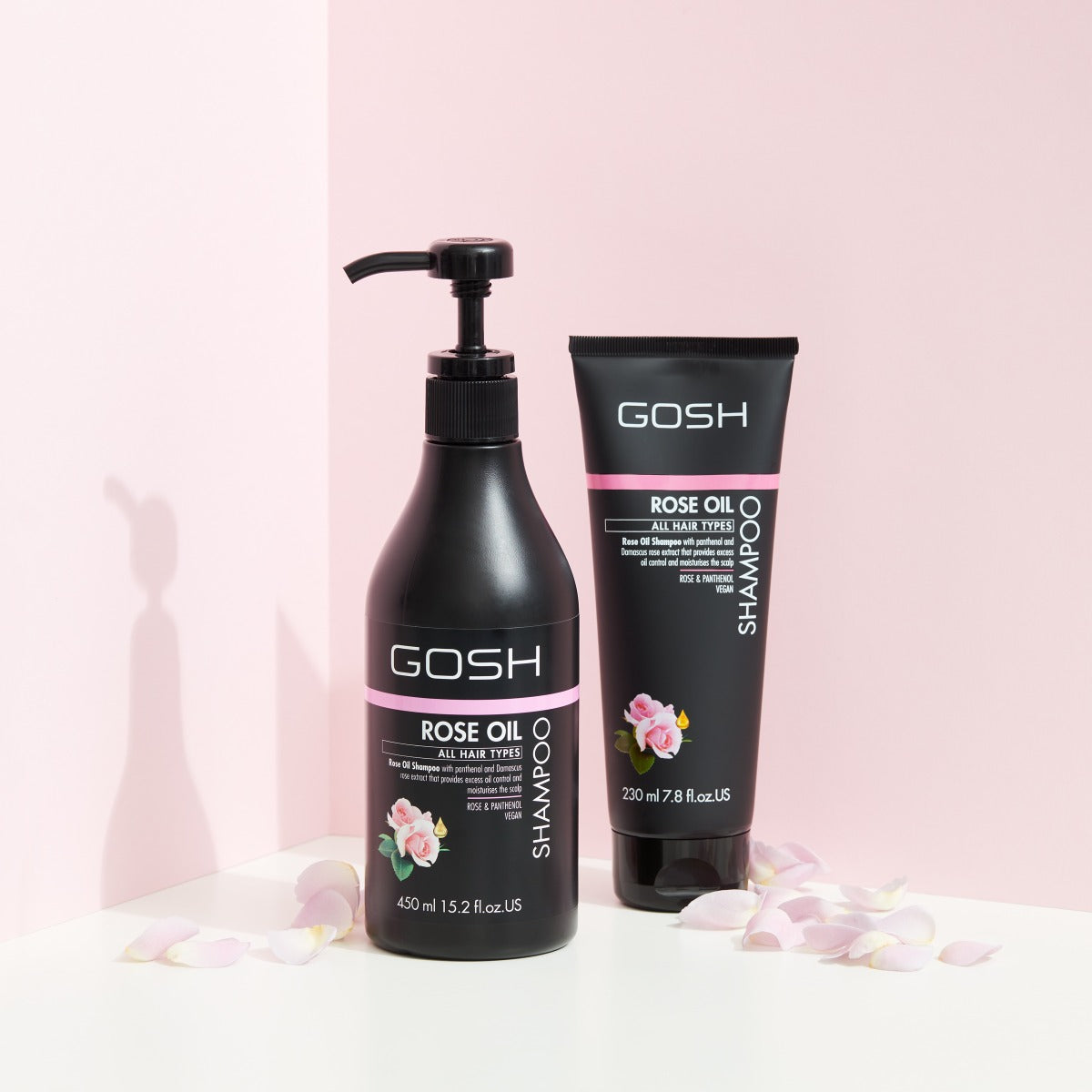 Hair Shampoo 450ml - Rose Oil